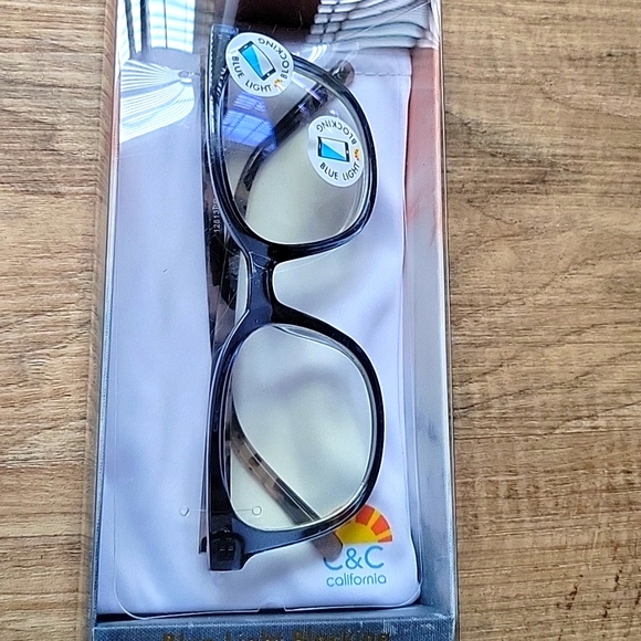 C&C California Bluelight Blocking Glasses Blue Clear Frames Blue Light - Picture 3 of 8